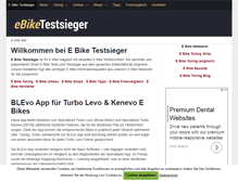 Tablet Screenshot of ebiketestsieger.com
